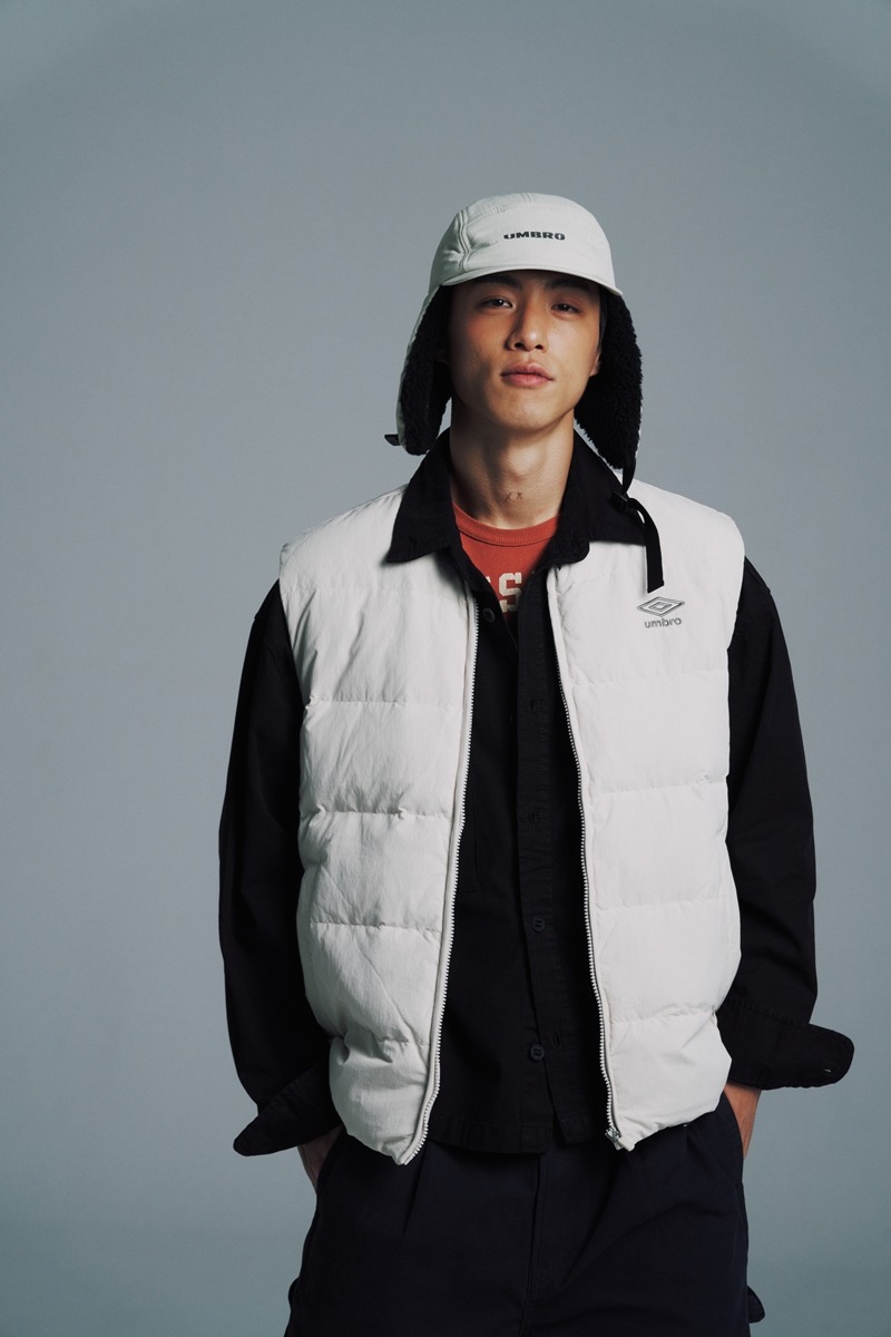 韓国*UMBRO■EZIPPER UMBRO] 이어플랩 캡